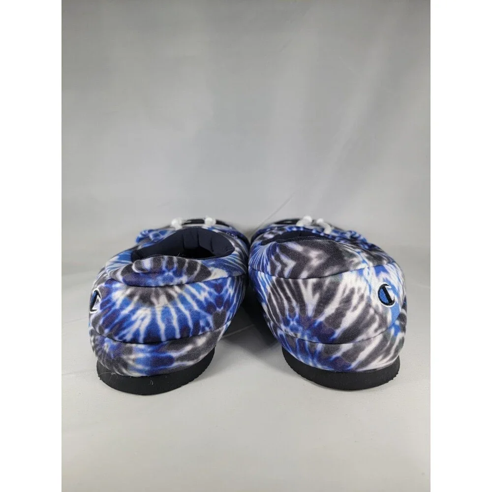 Champion University Slippers Tie Dye Navy CP101332M Men's 11 US Slip On Comfort